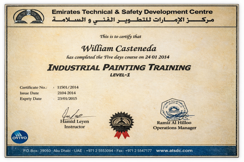 INDUSTRIAL PAINTING TRAINING