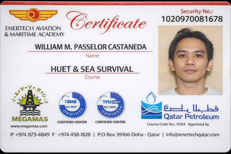 HUET & SEA SURVIVAL