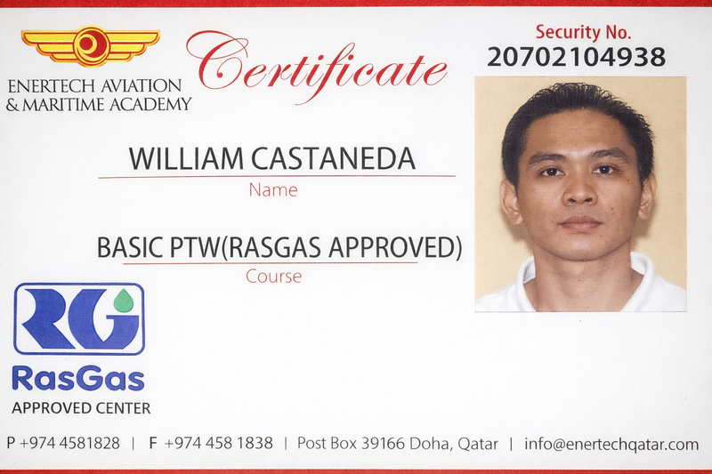 BASIC PTW (RASGAS APPROVED)