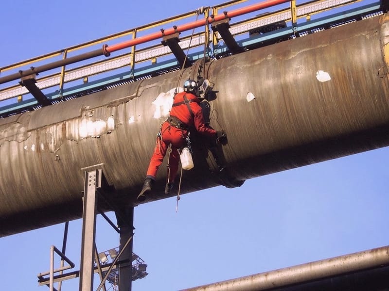 NDT Works via Rope Access