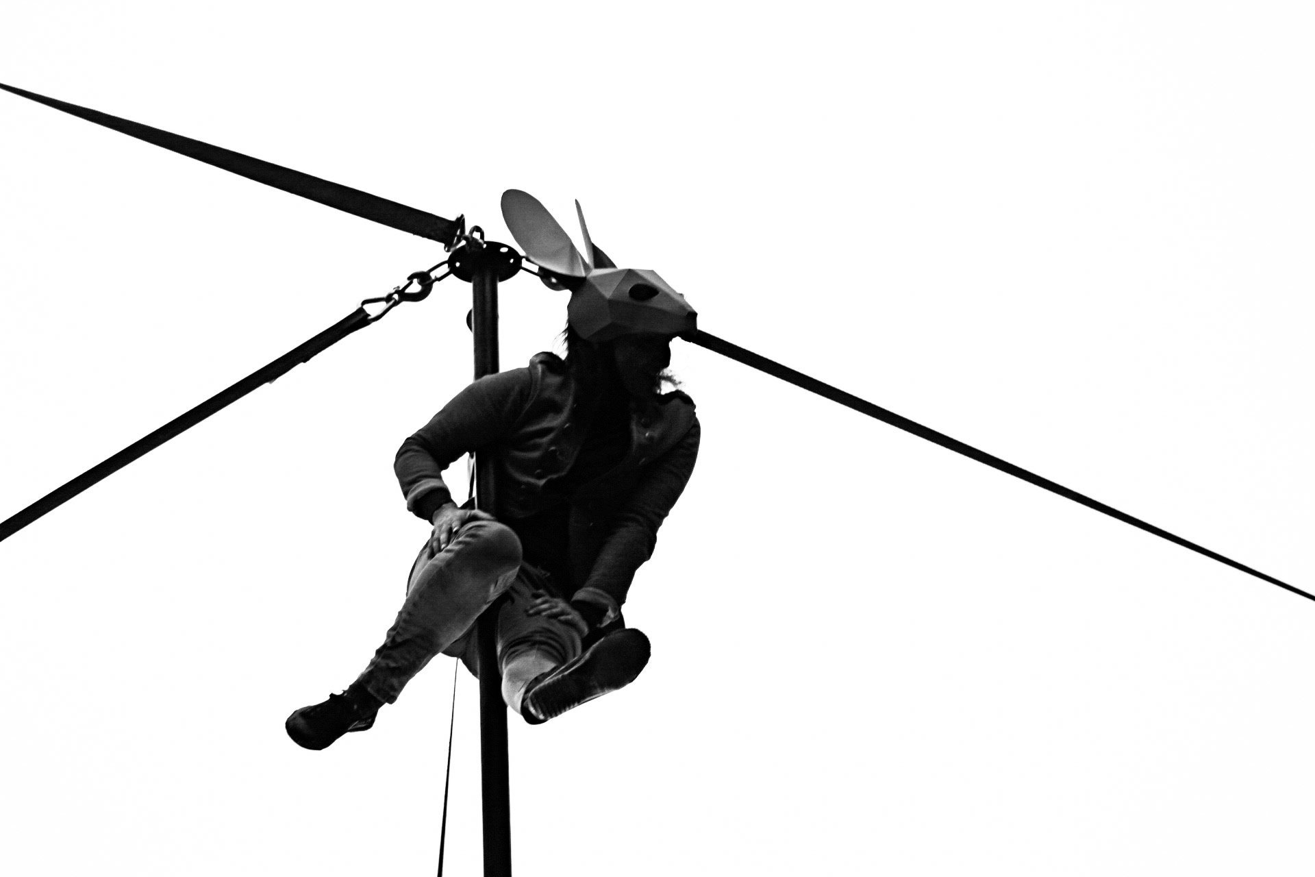 Spettacolo di circo all'aperto