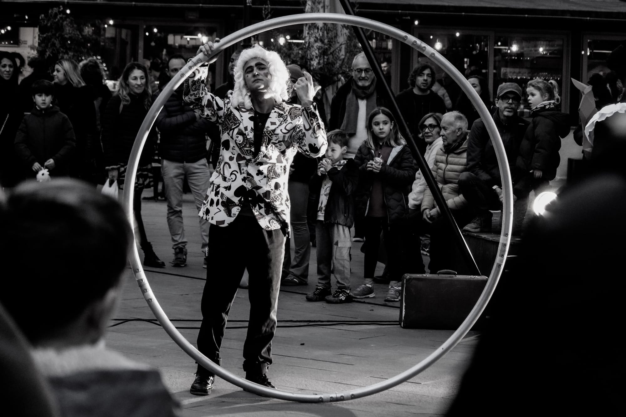 Spettacolo di circo all'aperto