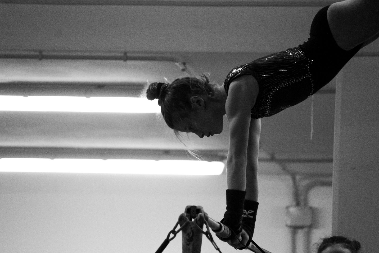 Allenamento di ginnastica artistica