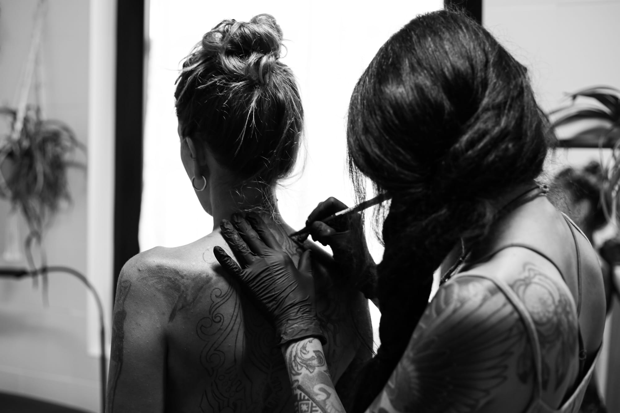 Reportage tattoo session