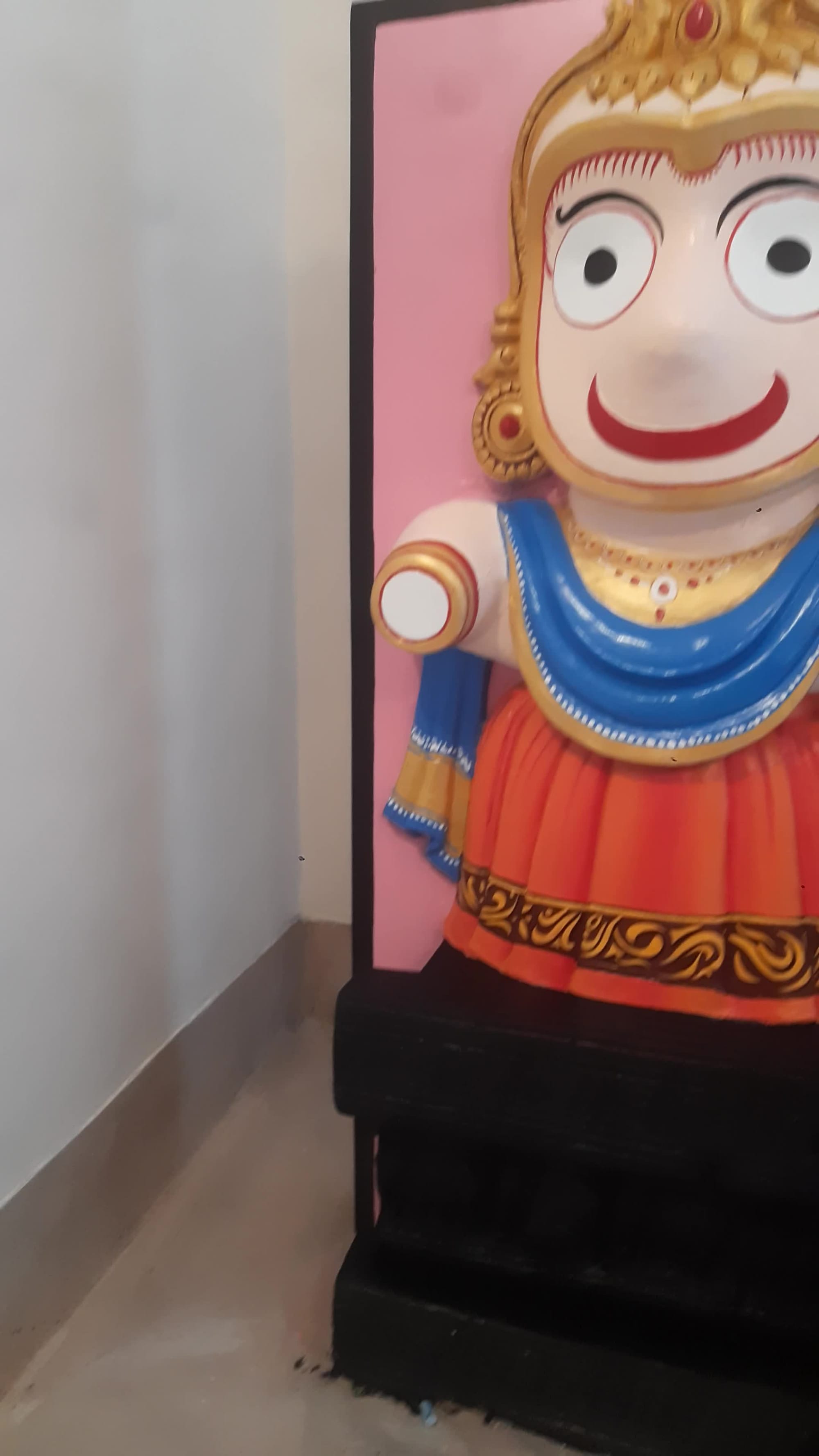 Woodan jagannath painting