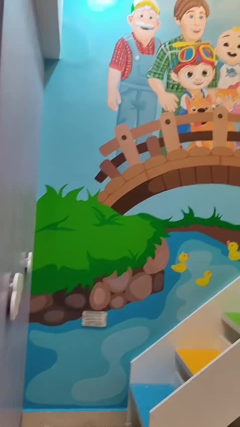 Kids Room wall art design 