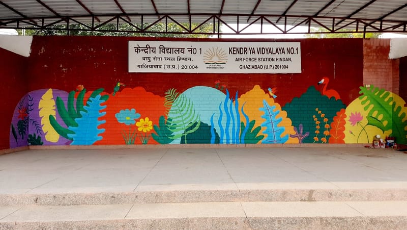 Professional Wall Graffiti Artist in delhi Ncr