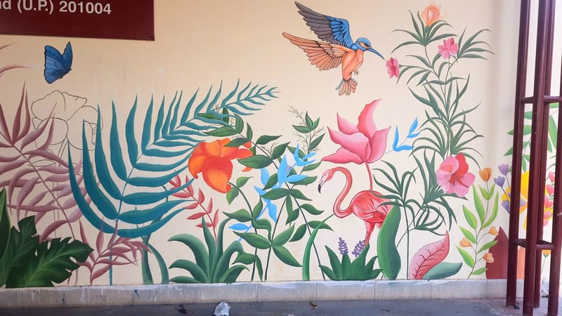 Professional Wall Graffiti Artist in delhi Ncr