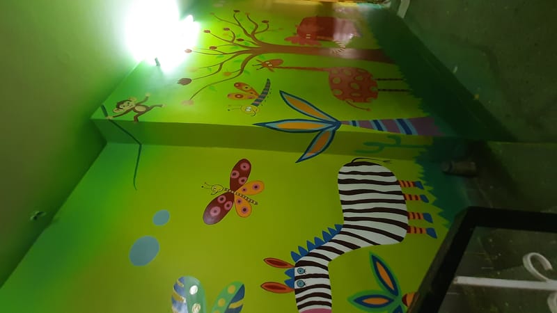 School Wall Mural