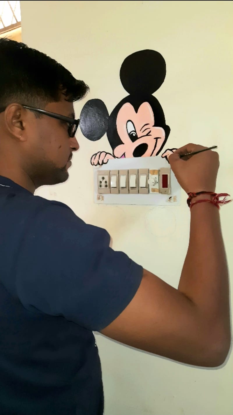 School Wall Mural