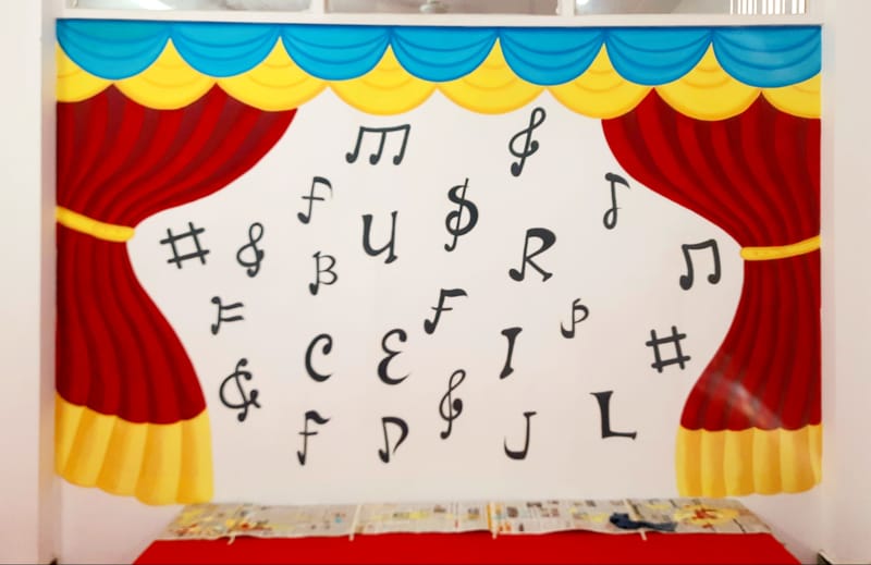 School Wall Mural