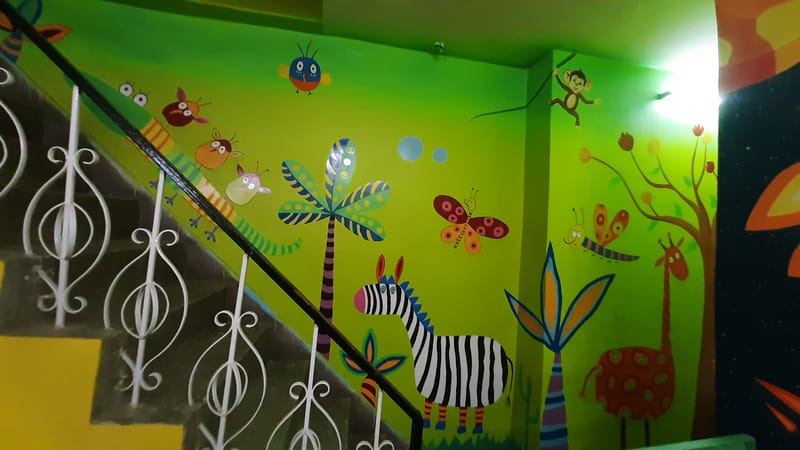 School Wall Mural