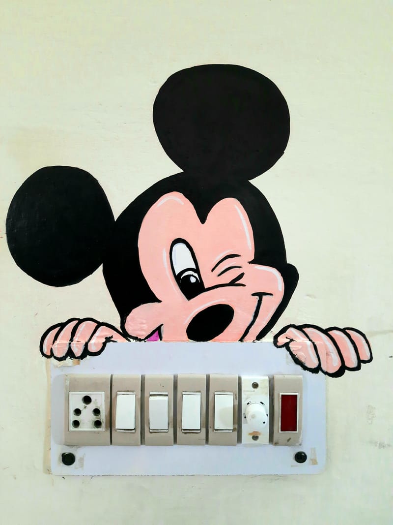 School Wall Mural
