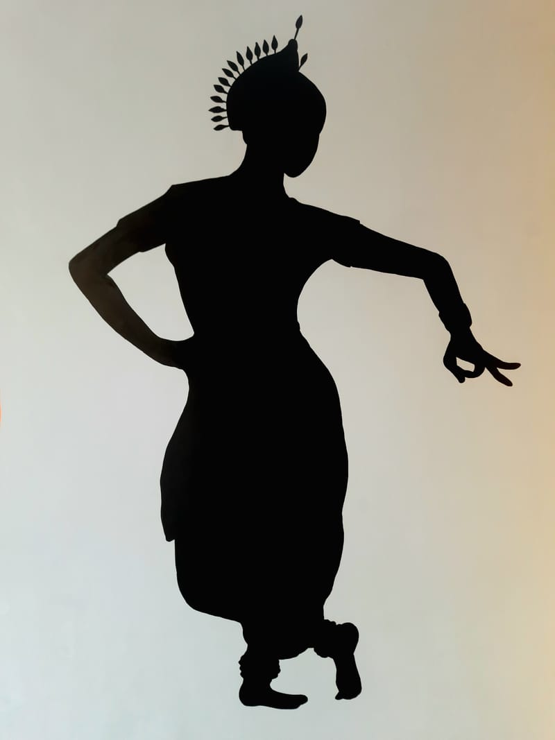 Dance classroom wall art
