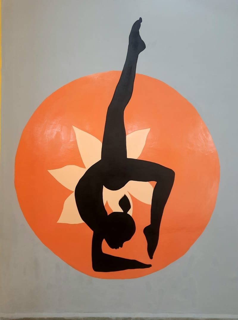 Dance classroom wall art