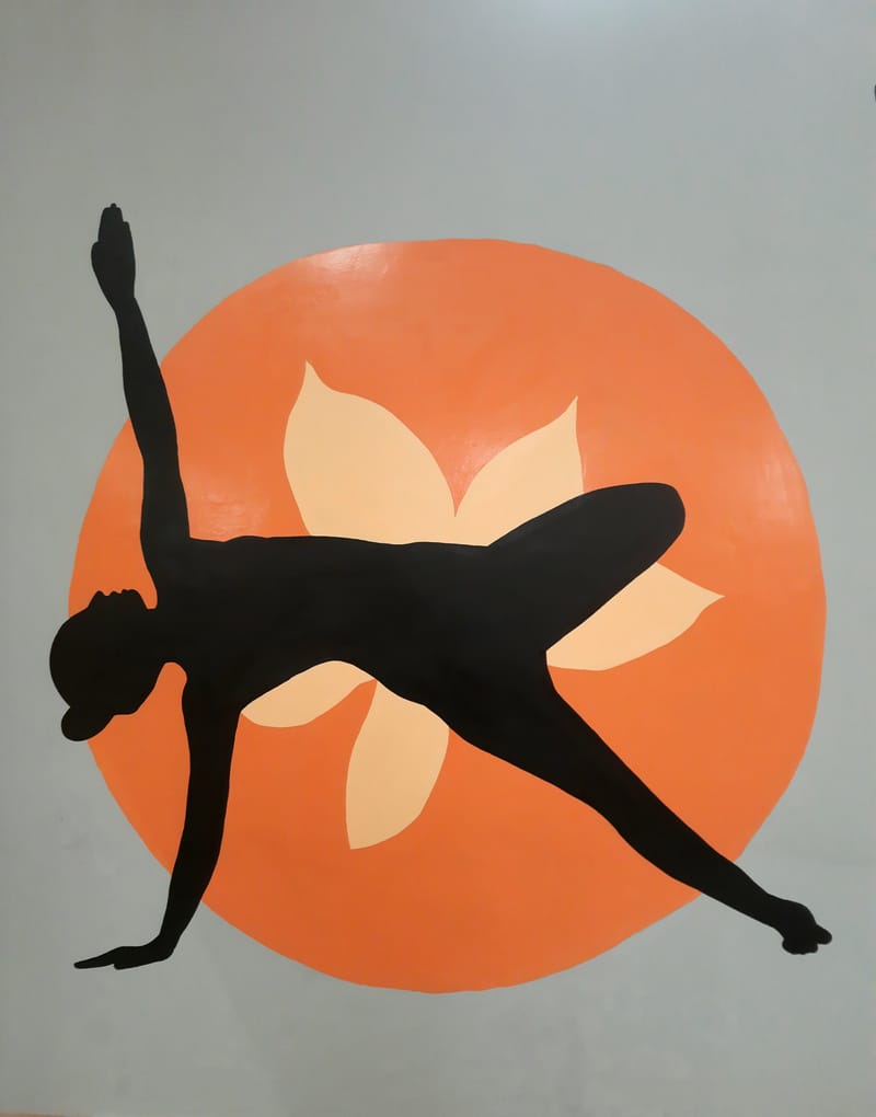 Dance classroom wall art