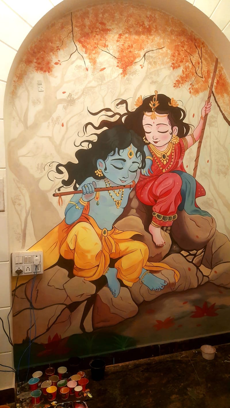 Multiple God Paintings 