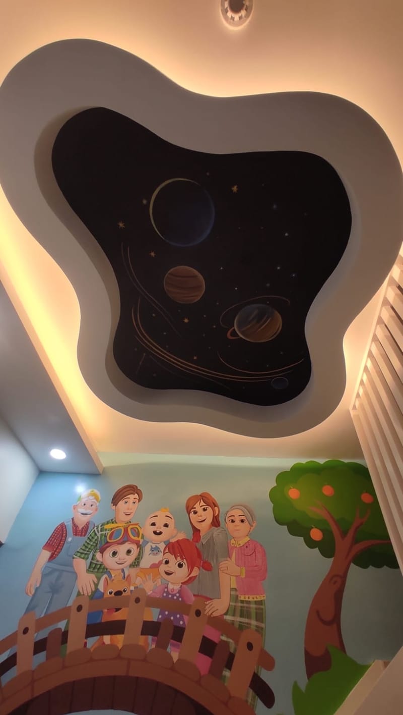 Kids Room wall art design 