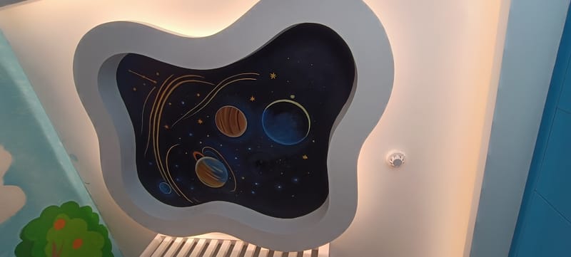 Kids Room wall art design 