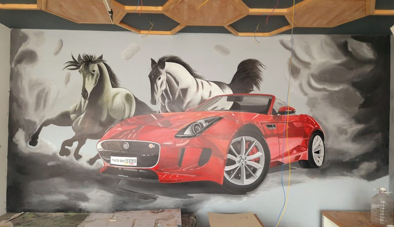 3D Graffiti Wall