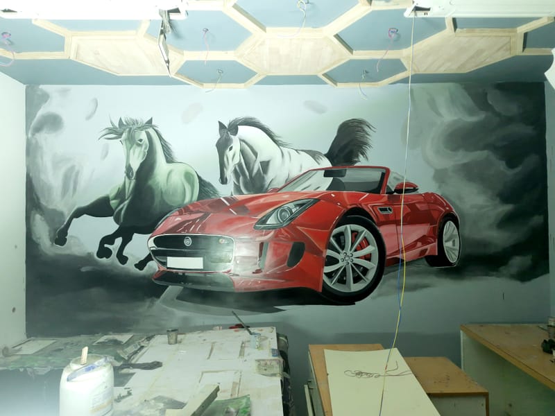 3D Graffiti Wall