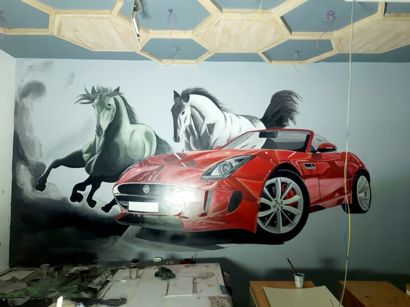 3D Graffiti Wall