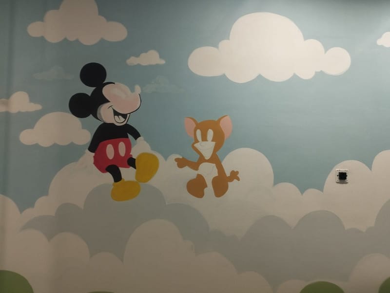 Kids Room wall art design 