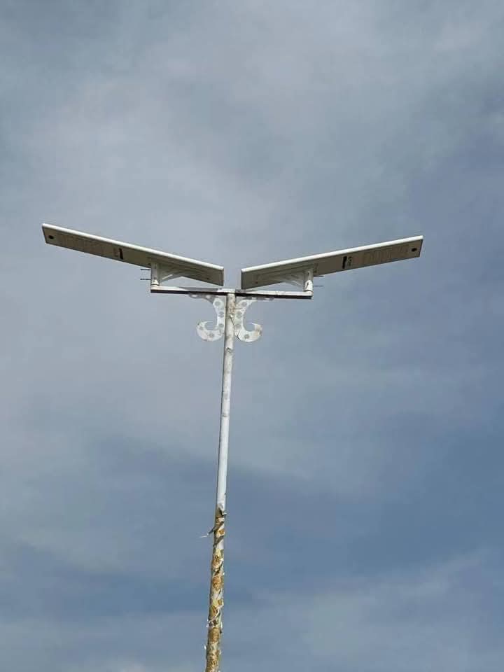 Solar Street Light Installation 