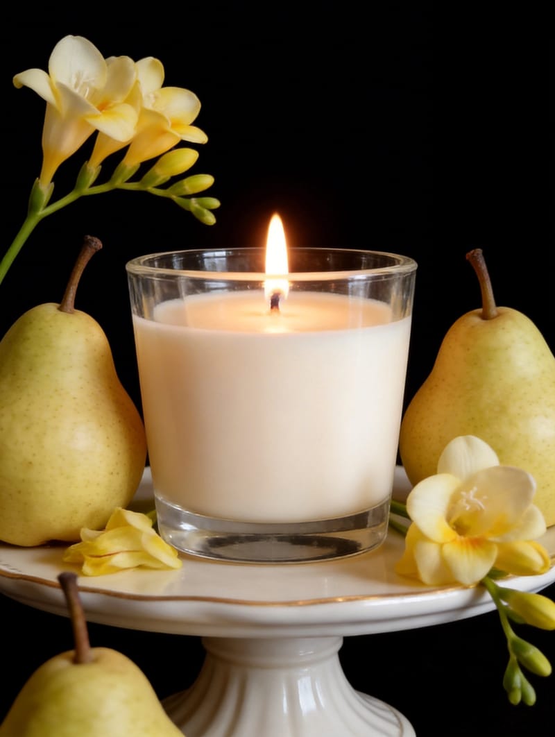 English Pear and Freesia