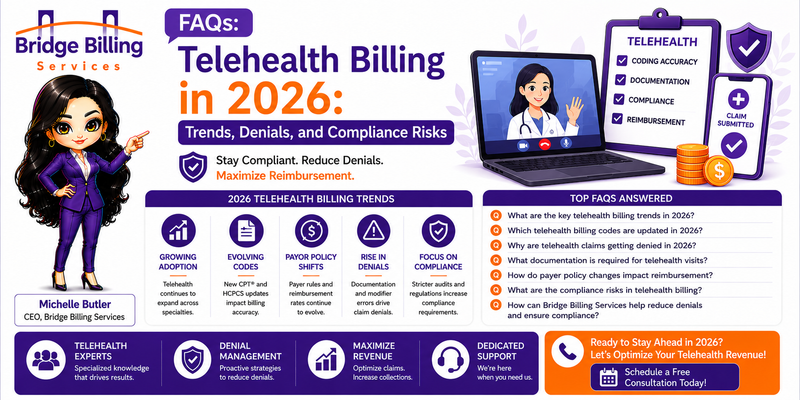 Telehealth Billing in 2026: Avoid Denials & Stay Compliant