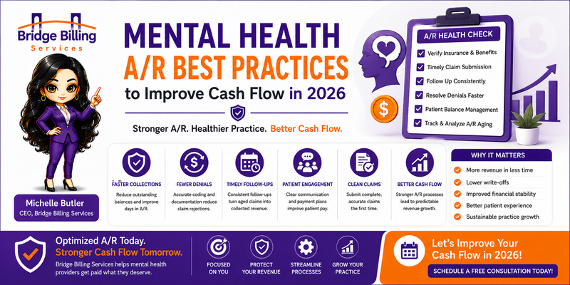 Mental Health A/R Best Practices to Improve Cash Flow in 2026
