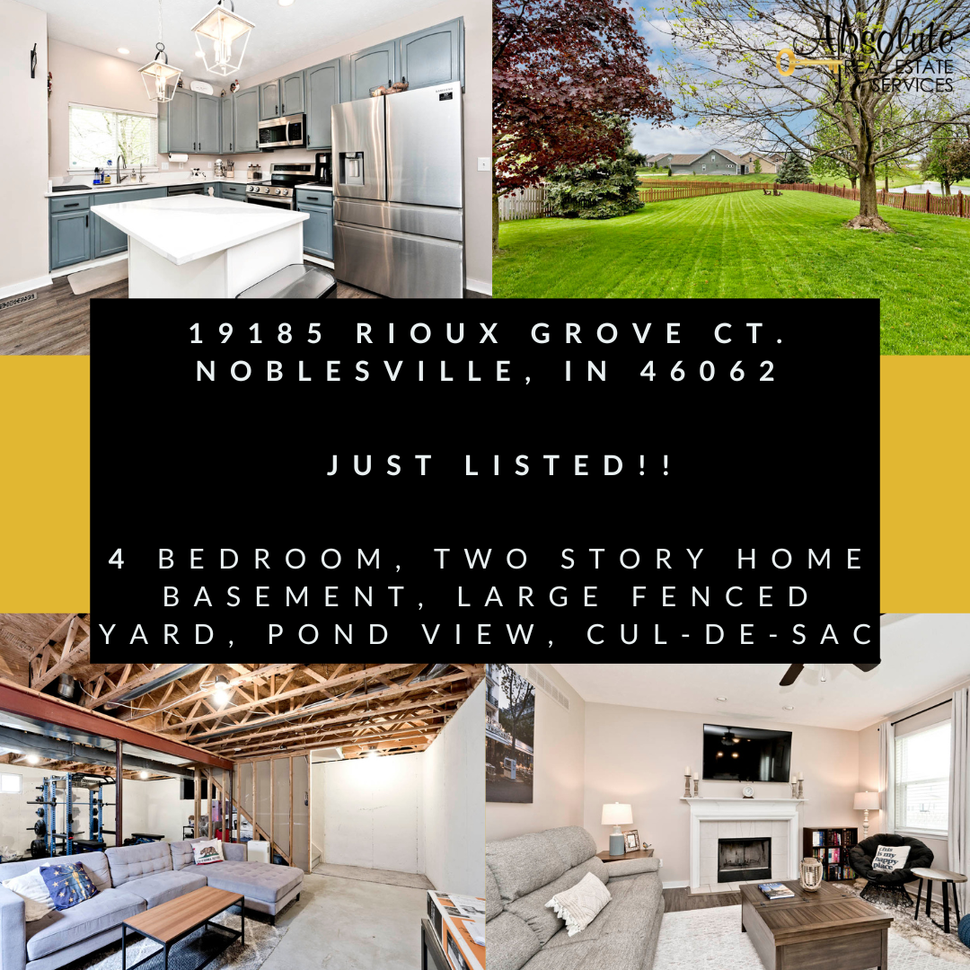 Noblesville 4 bedroom, basement, and dream lot!