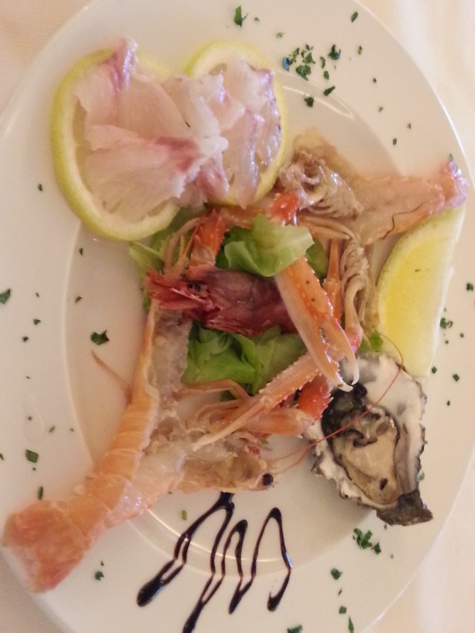 Sea crudite
