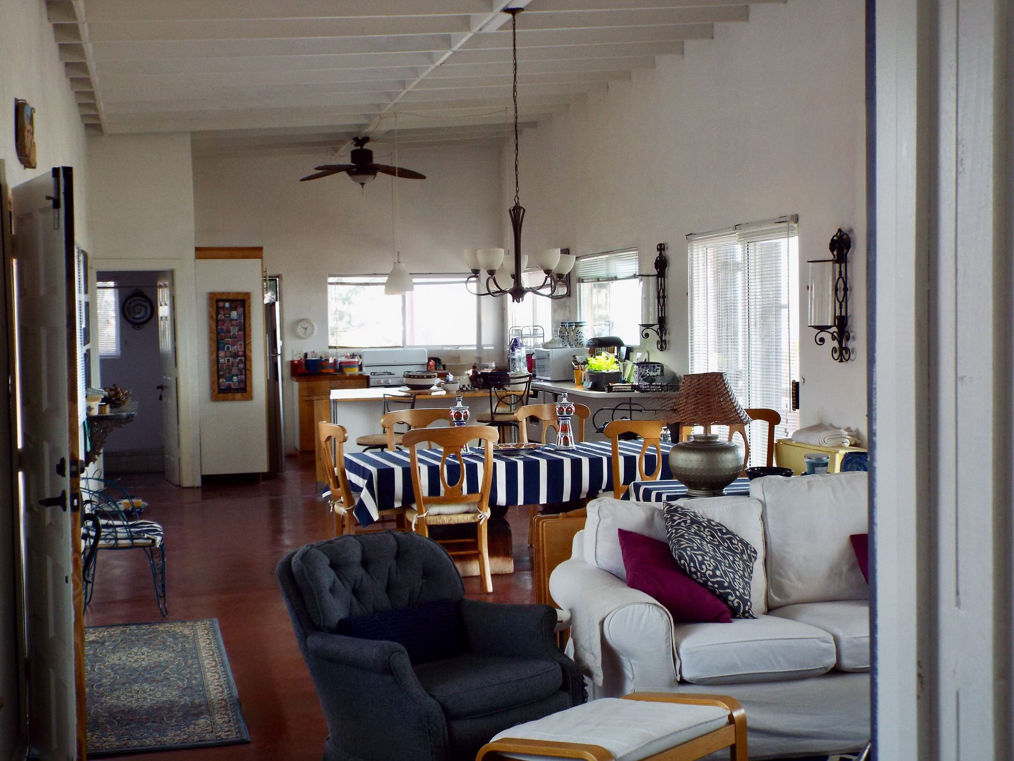 Living Room Northward View Towards Kitchen