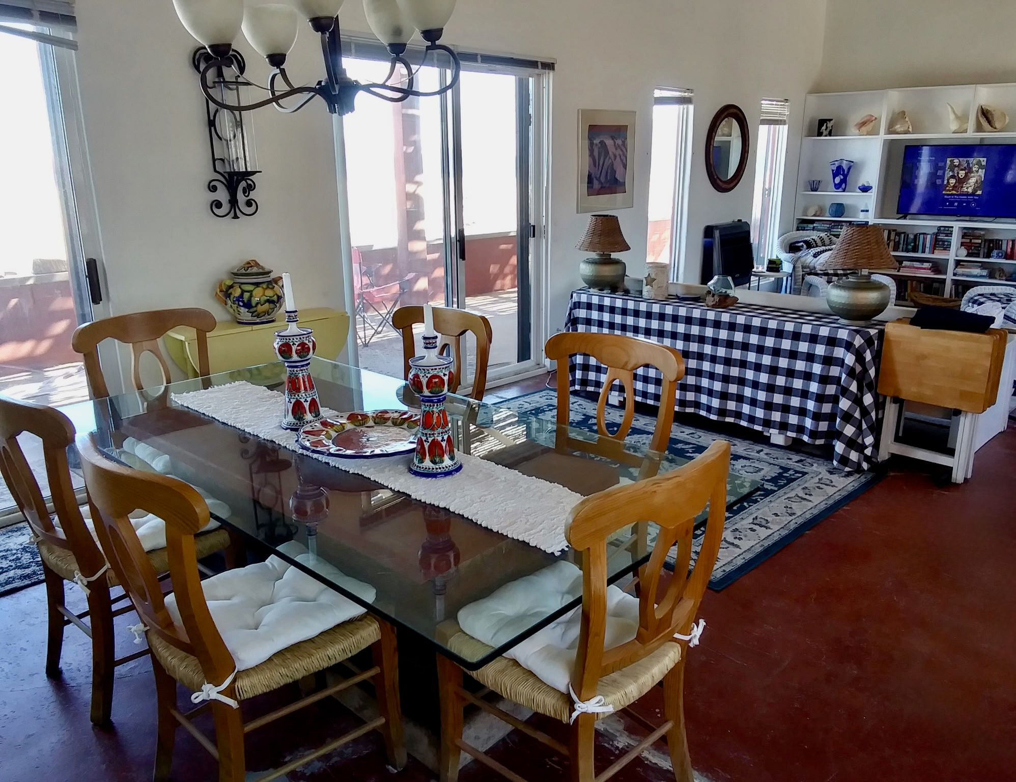 Dining Room, Living Room Southeast View