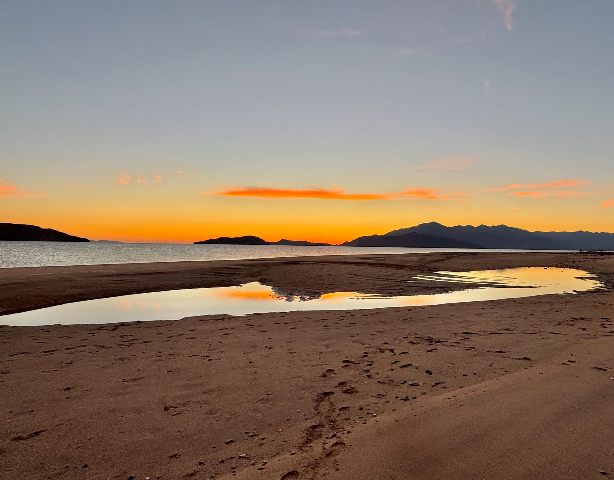 Morning Remnants of High Tide