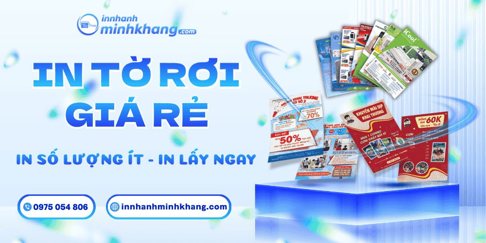 giá in tờ rơi số lượng ít