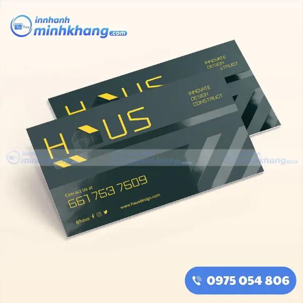 in name card lấy liền