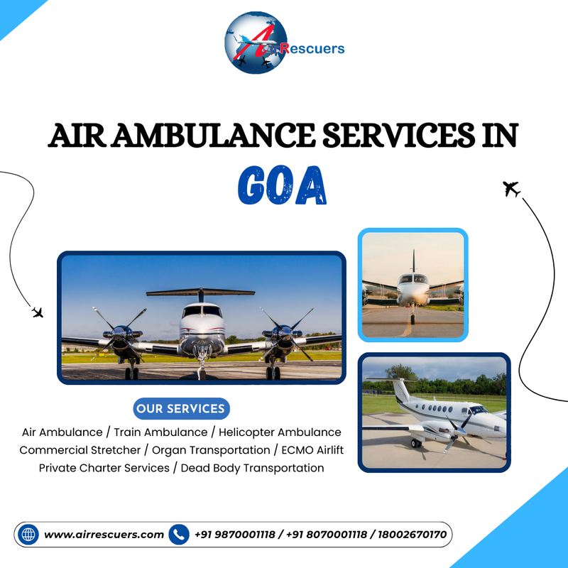 Air Ambulance Services in Goa