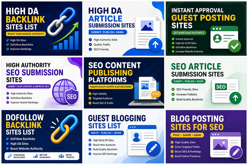 Best Guest Blogging Sites List for SEO Growth