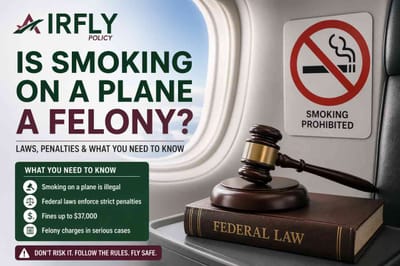 Is Smoking on Flights a Felony? Airline Laws Explained