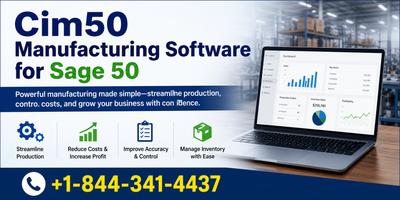 How Does CIM50 Manufacturing for Sage 50 Help Automate Production, Inventory, and Job Costing?