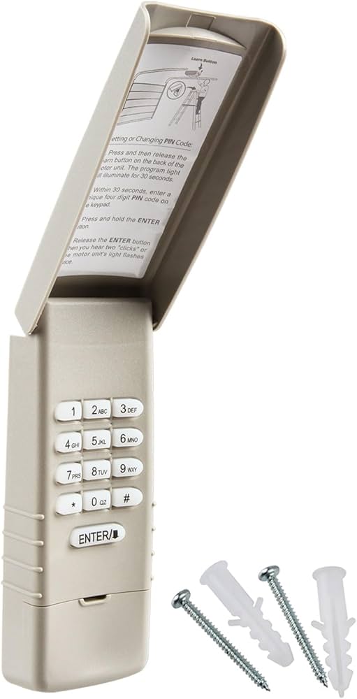 Resident request for garage door programming