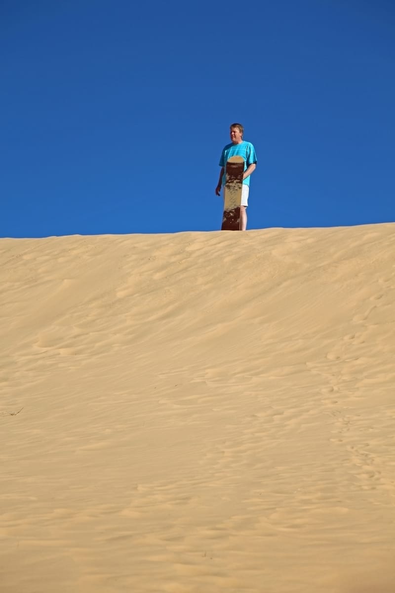 Sandboard Down the Golden Dunes