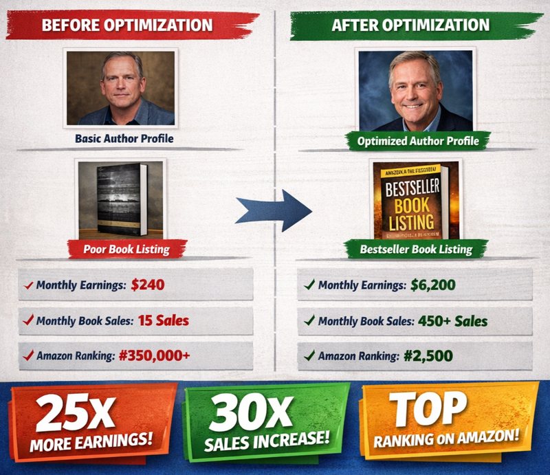 AMAZON AUTHOR & BOOK PAGE OPTIMIZATION