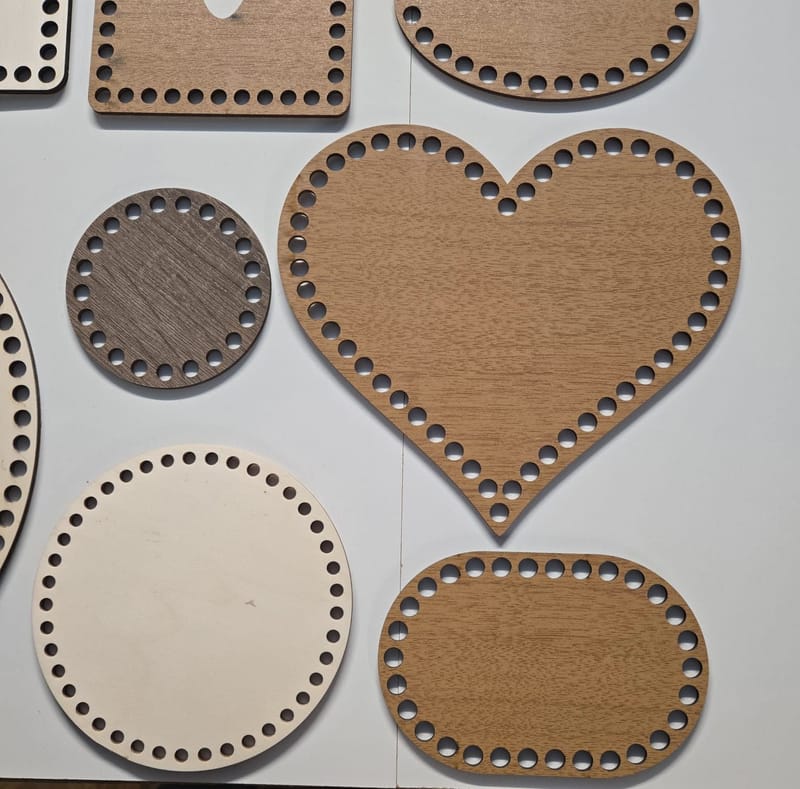 dna a víka na hačkování 