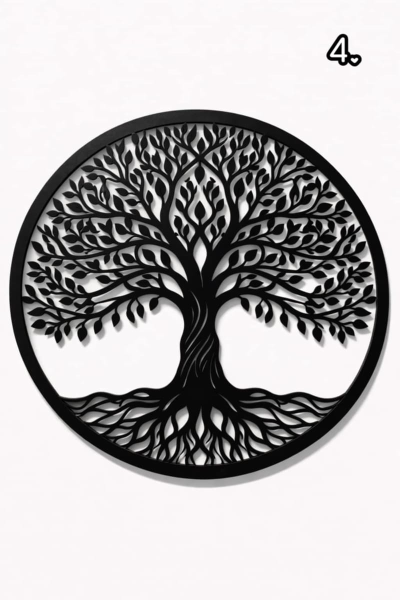 strom života v kruhu