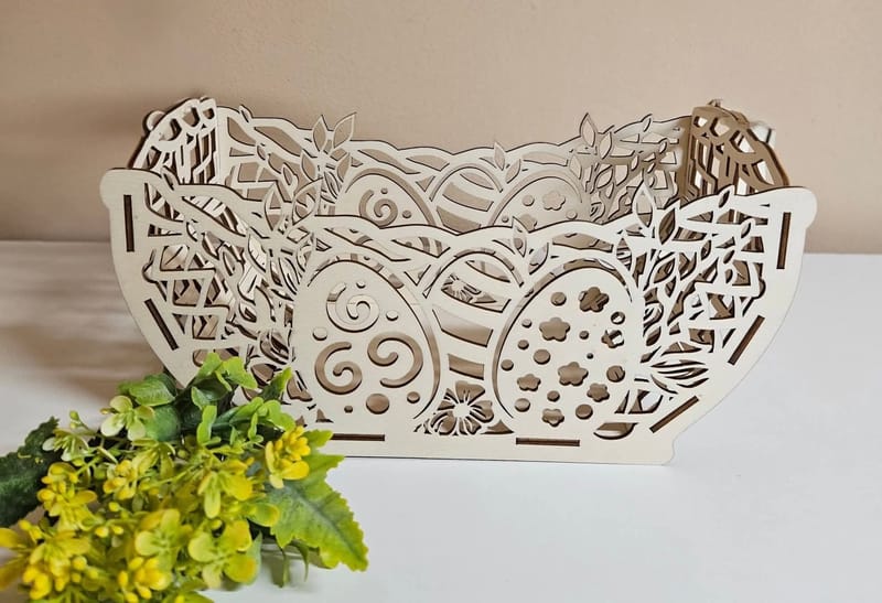 Vyřezávané velikonoční košíčky 🍀🥚🍀