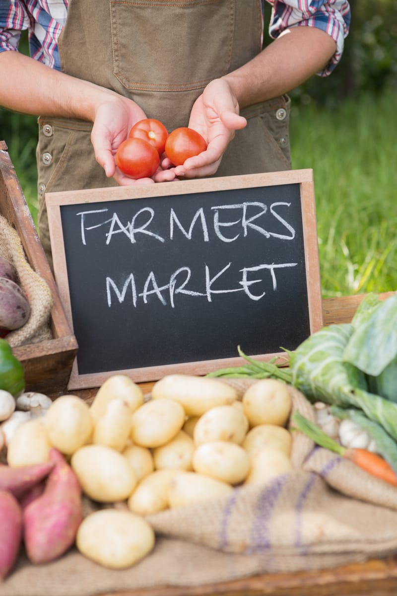 Matmarked og platemesse