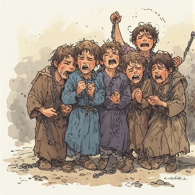 Children of WW3, Human Trafficking.